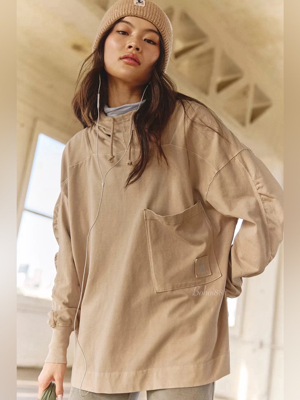 NEW Free People Hot Shot Hooded Layer